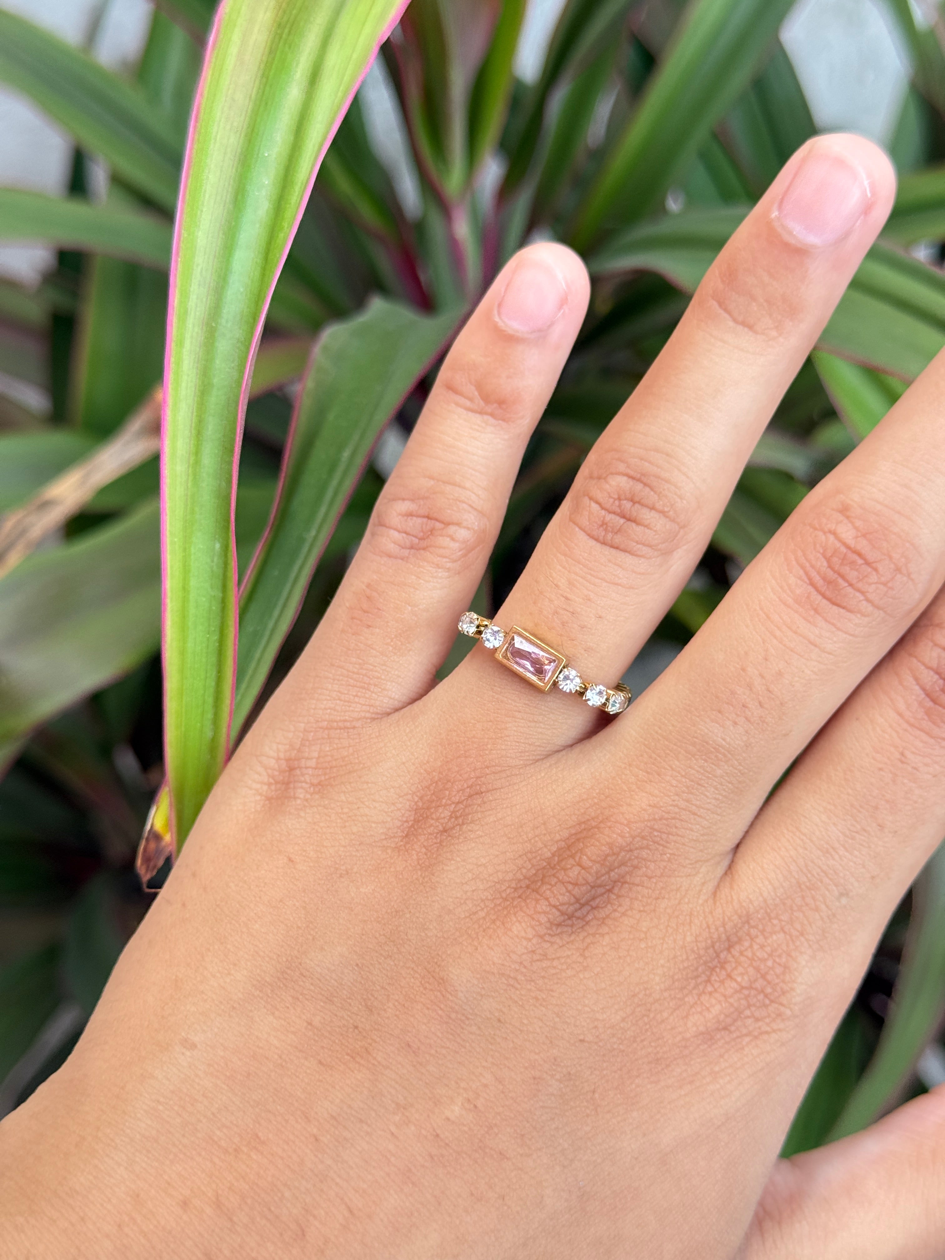 Prism Crush Adjustable Ring