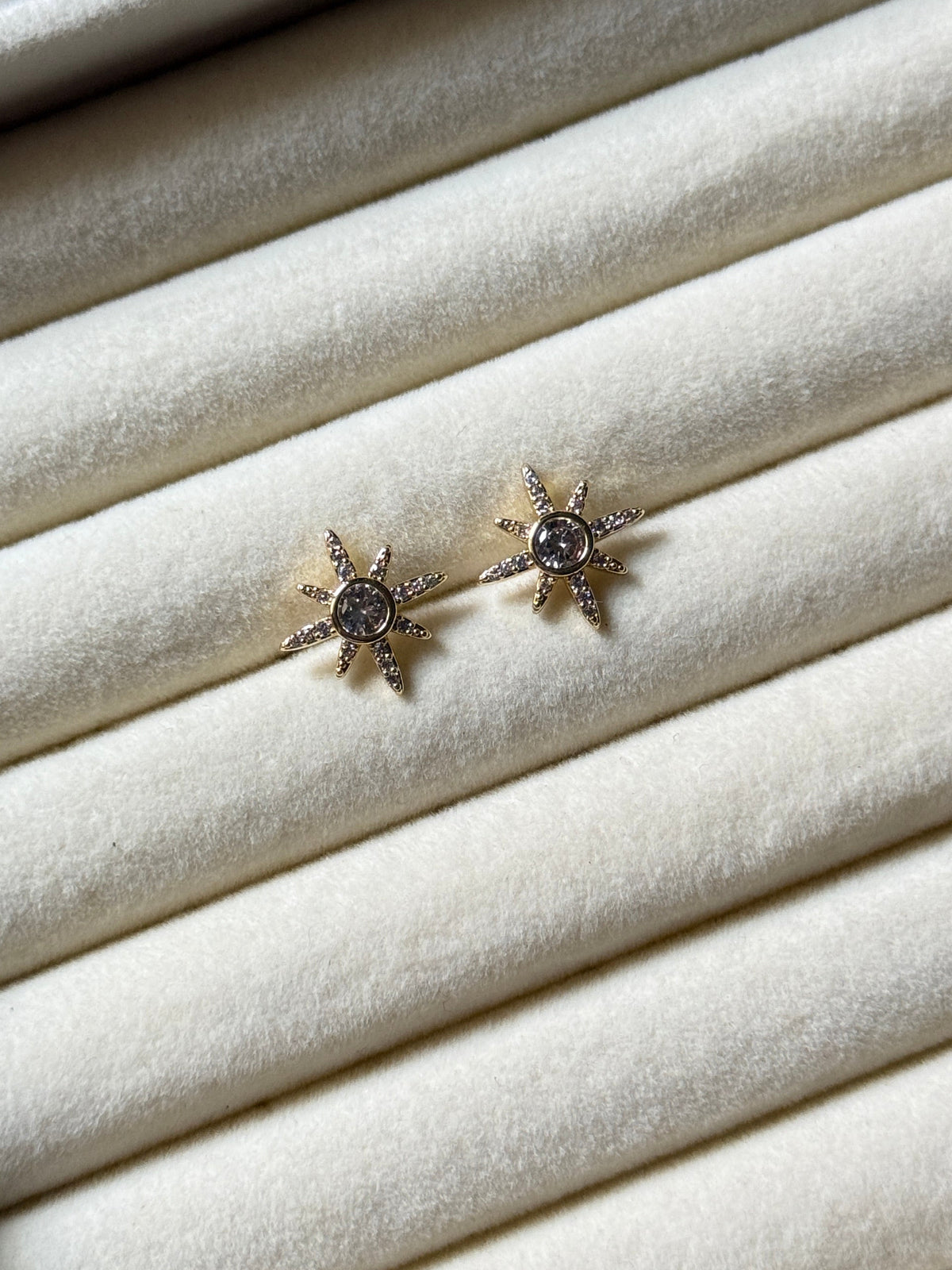 Sunburst Stud Earrings