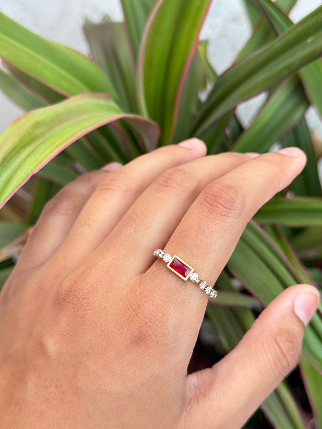 Prism Crush Adjustable Ring