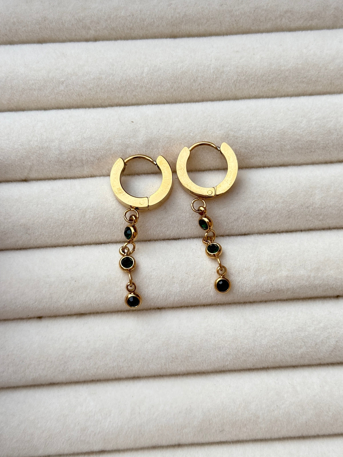 Jade Cascade Hoops