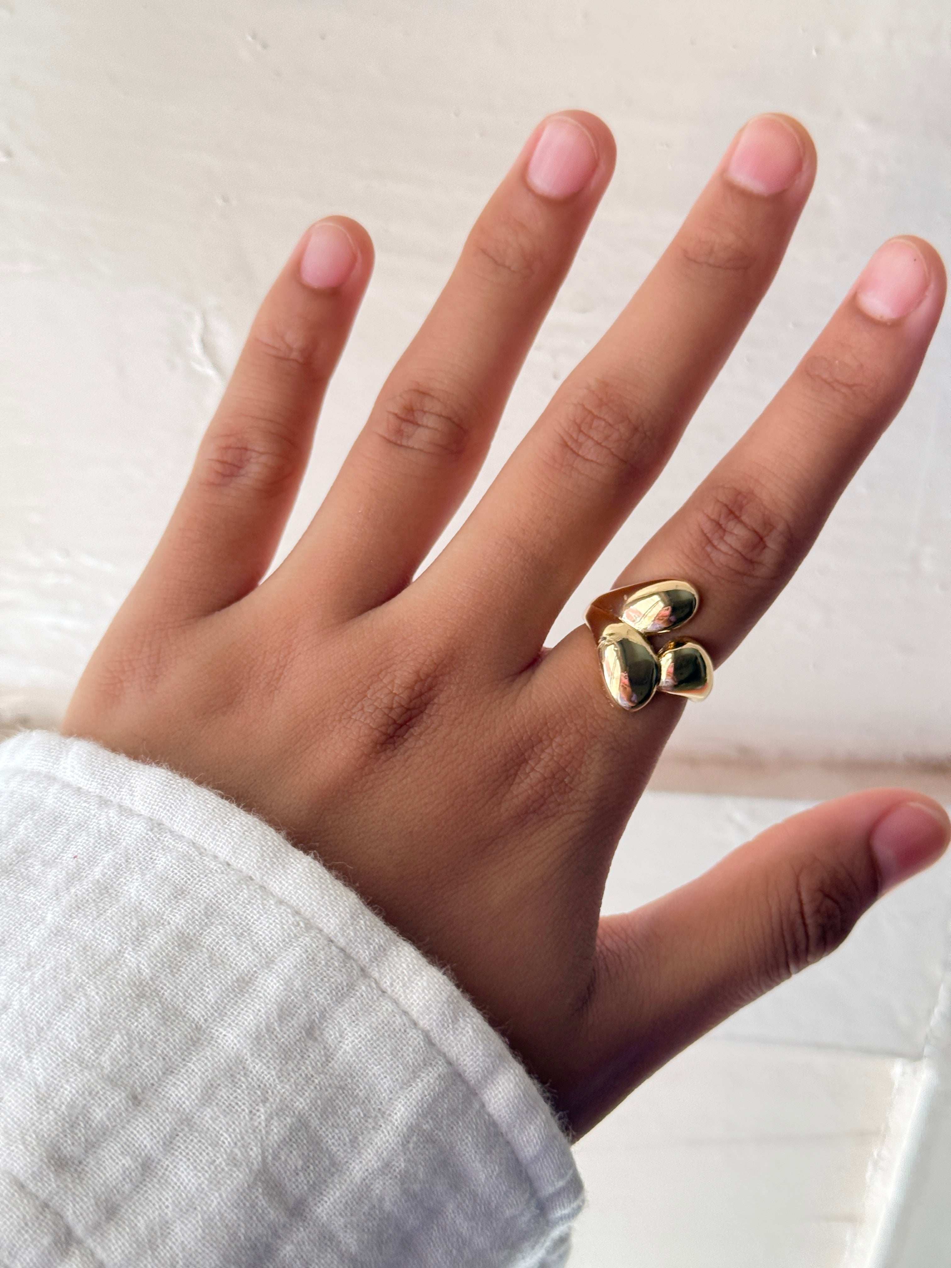 Trio Pebble Ring
