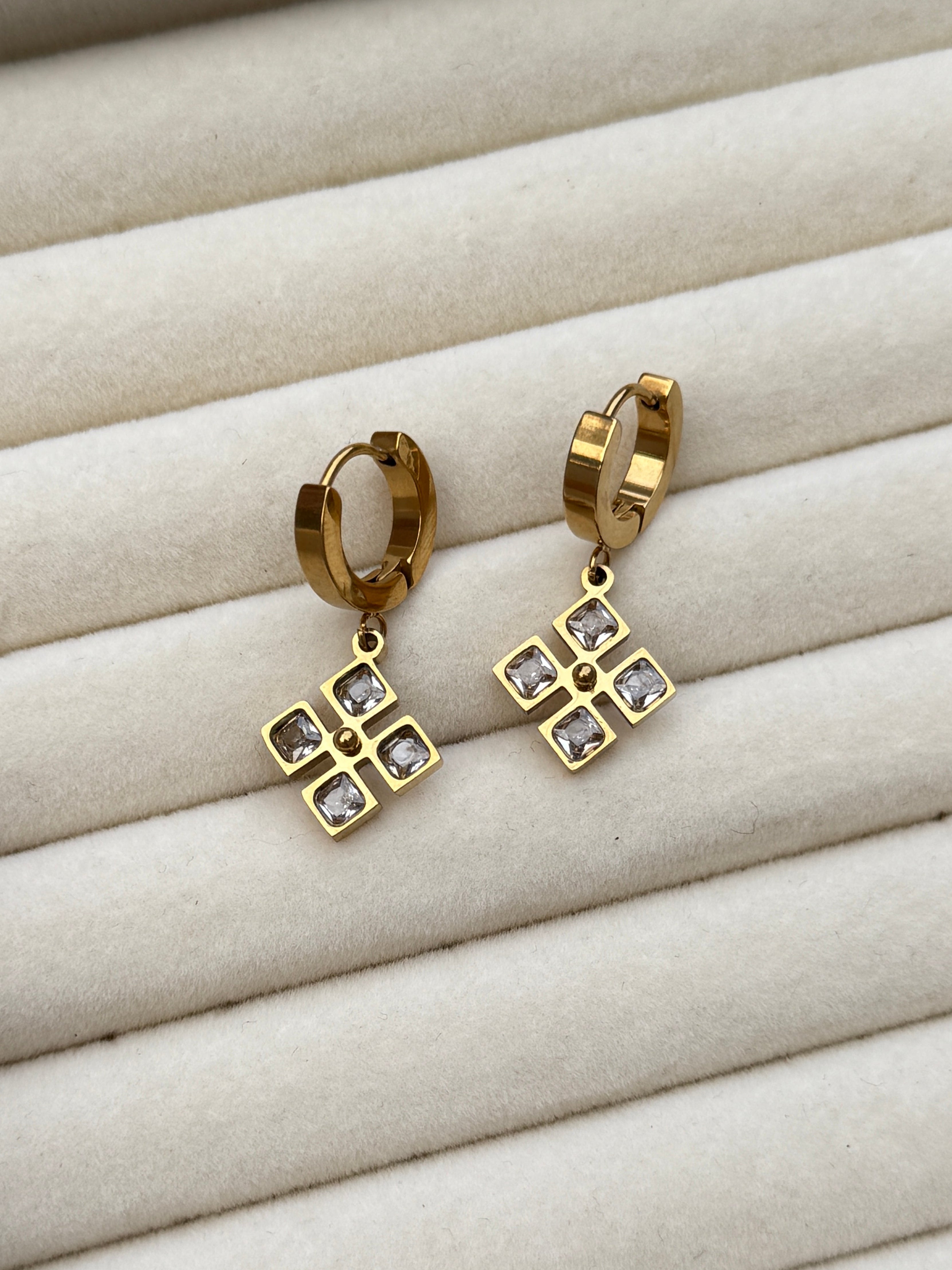 Geometric Crystal Drop Hoops