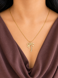 Golden Palm Necklace