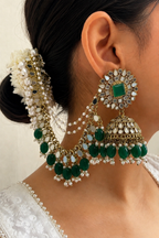 Meher Kundan Jhumka Set