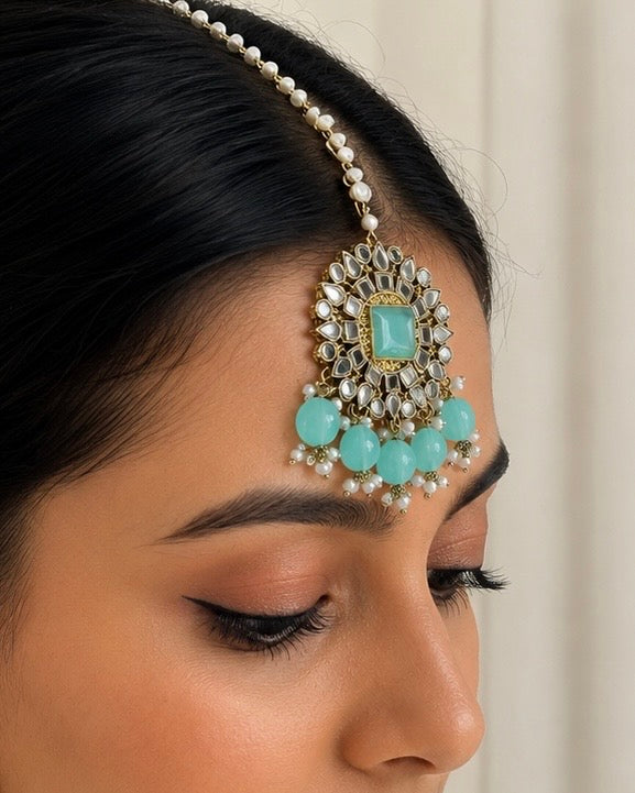 Meher Kundan Jhumka Set