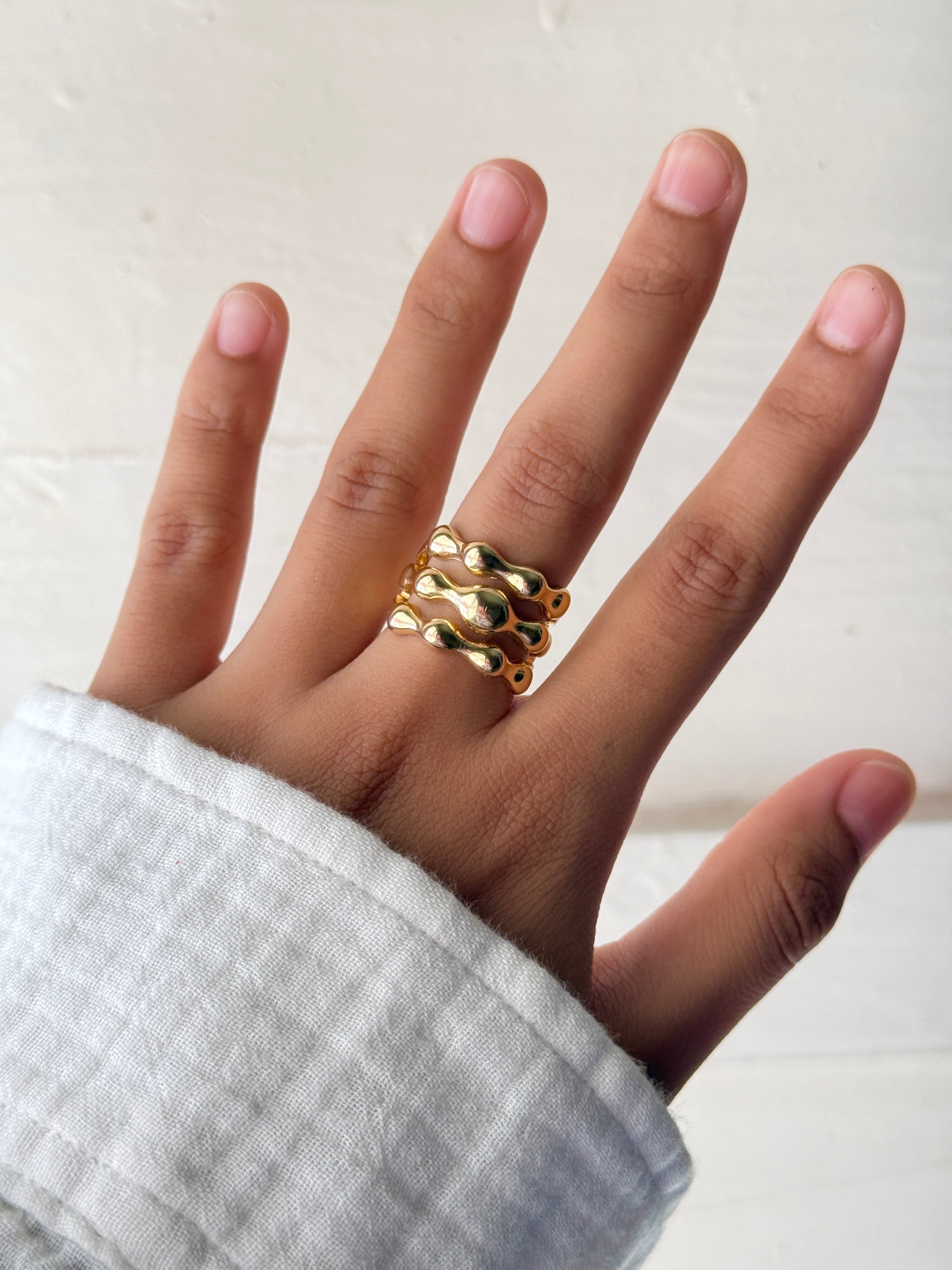 Ripple Stack Ring