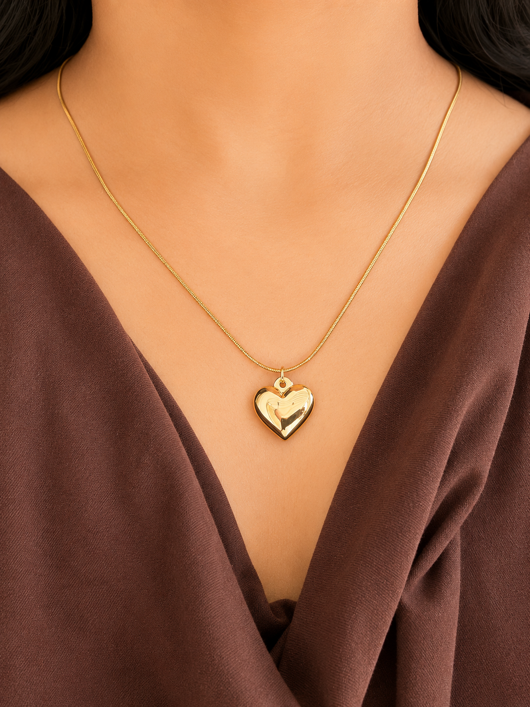 Golden Heart Necklace