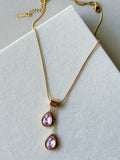 Blush Drop Necklace