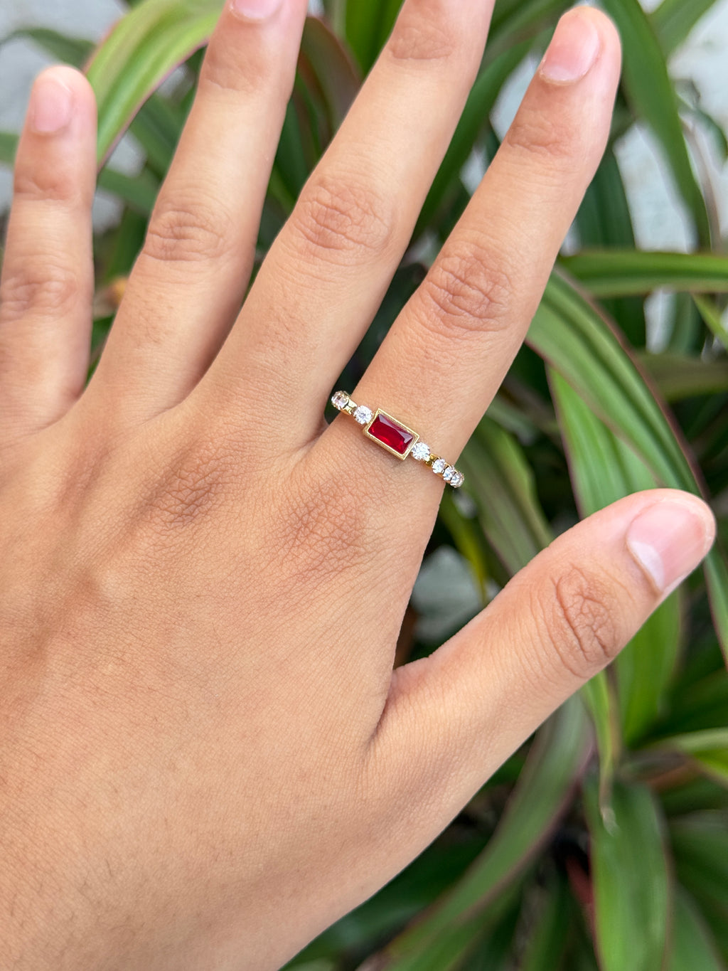 Prism Crush Adjustable Ring