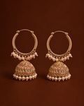Rajwada Pearl Jhumkas