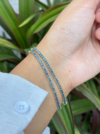 Icy Celeste Tennis Bracelet